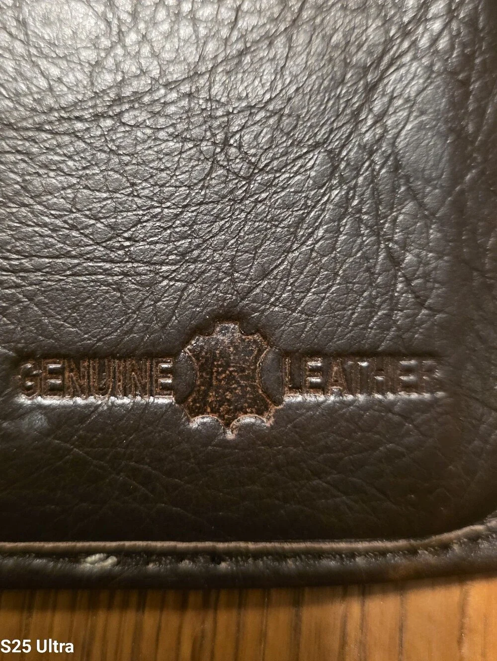 Vintage Western Tooled Leather Long Rodeo Wallet Star Concho